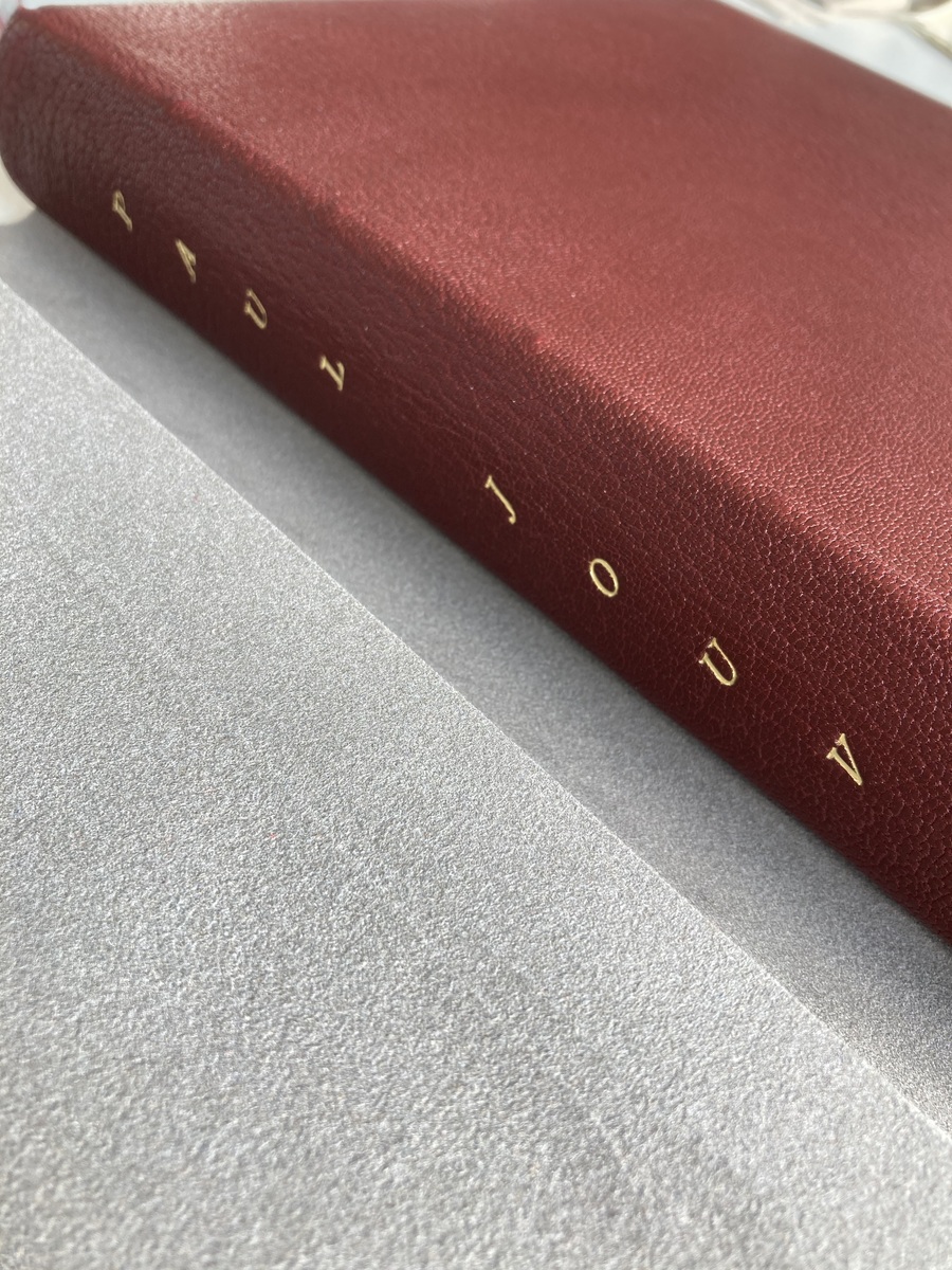 Reliures jansénistes, plein cuir, Atelier Bonnouvrier, reliure haut de gamme Yvelines.